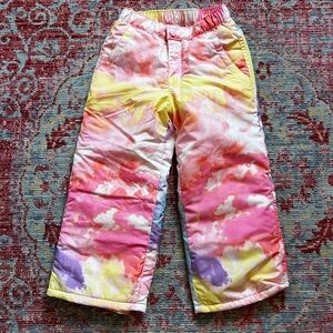 Children’s Place Snow Pants Size 5 Tie Dye